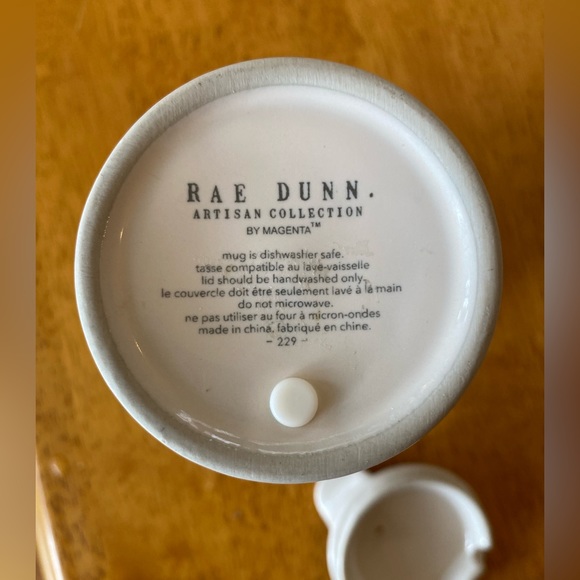 Rae Dunn Ceramic Travel Tumbler Mug “Happy” - Picture 7 of 7